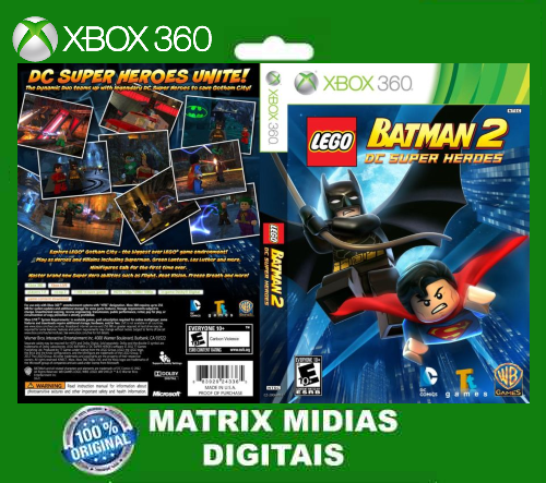 Lego Batman 2 Xbox 360 Original (Mídia Digital) – Games Matrix
